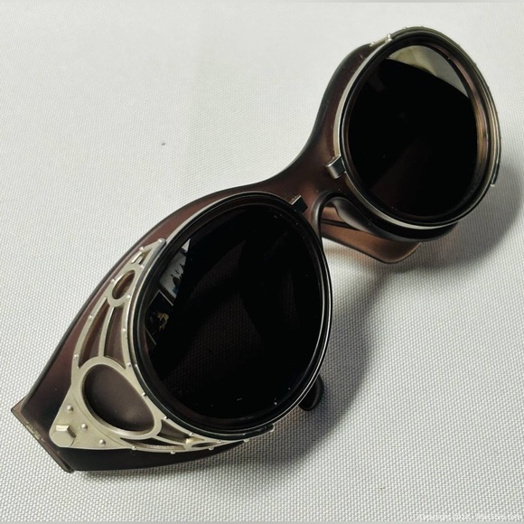 RARE 90s Mint condition Jean Paul Gaultier Steampunk Sunglasses (prescription) - Picture 1 of 8